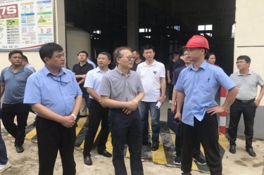 2020年8月5日，時任國家水利部全國節(jié)約用水辦公室副主任熊中才蒞臨景興紙業(yè)調(diào)研企業(yè)用水節(jié)水工作
